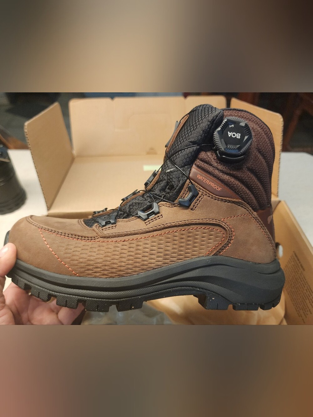 Women's Waterproof Safety Toe Boot With BOA Closure